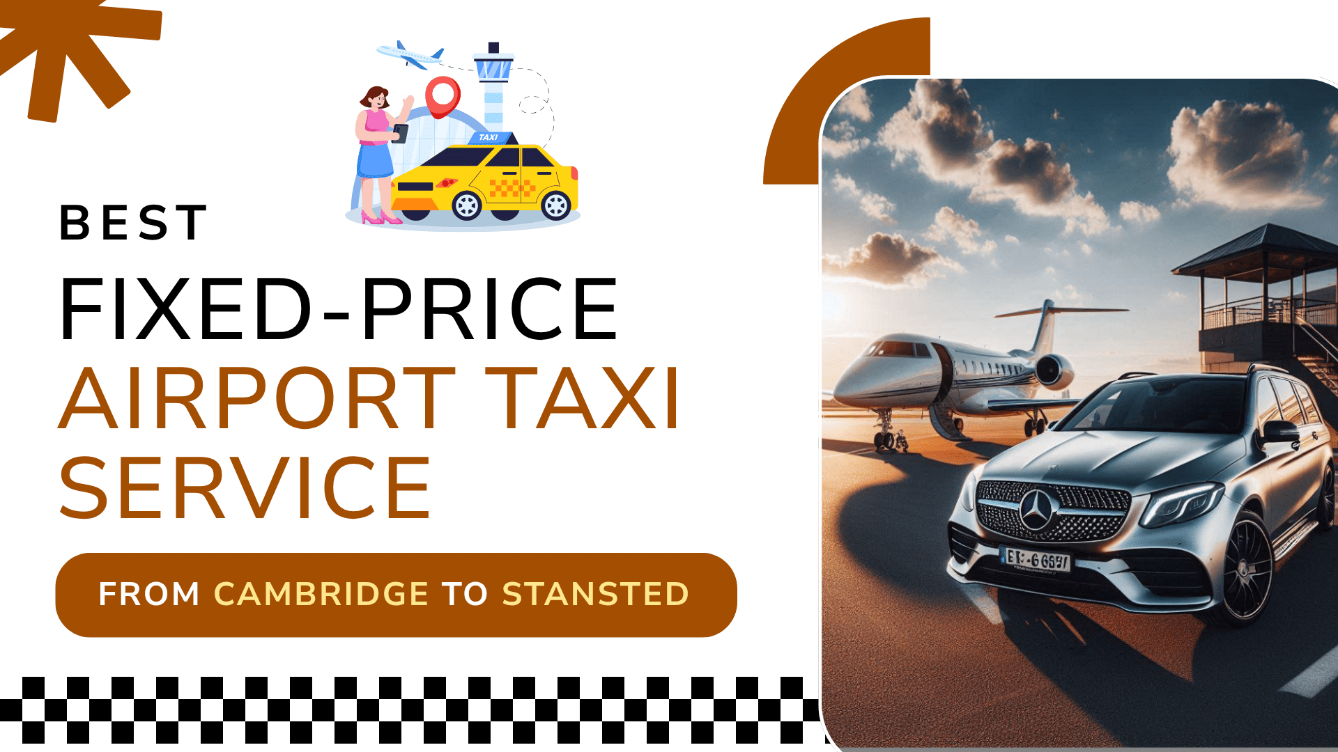 Taxi Cambridge To Stansted: Fixed Price Transfer